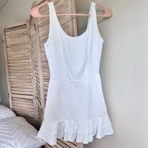White Sleeveless Tennis Dress